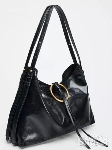 Чанта на Zara с метален детайл 👛, снимка 2 - Чанти - 53840006