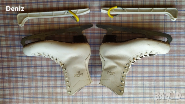 Оригинални ретро кънки за лед — Adidas, снимка 11 - Зимни спортове - 53633495