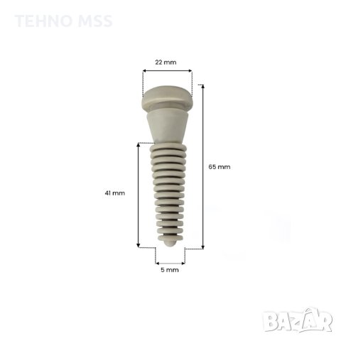 Гумени Пръсти, Палци, Тампони за машина за скубане на пера PROFI A C1907/К-кт 10 броя, снимка 7 - За птици - 42523371