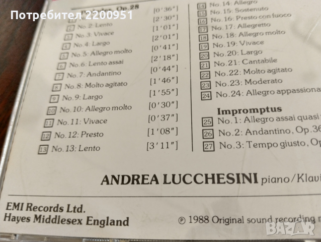 FREDERIC CHOPIN, снимка 9 - CD дискове - 44642106