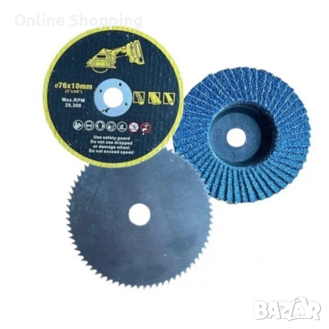 Мини ъглошлайф KraftRoyal 24V 6Ah с безчетков мотор и 2 батерии за бързо и прецизно рязане, снимка 7 - Ъглошлайфи - 53336021