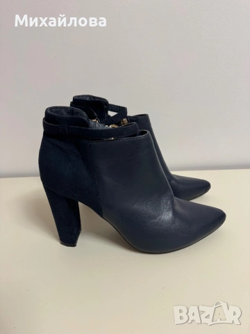 Обувки на висок ток сини размер 39, снимка 2 - Дамски обувки на ток - 53409923