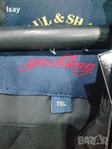 Мъжко пролетно есенно яке Паул Шарк в черен цвят 7ХЛ последен размер , снимка 3 - Якета - 52375603