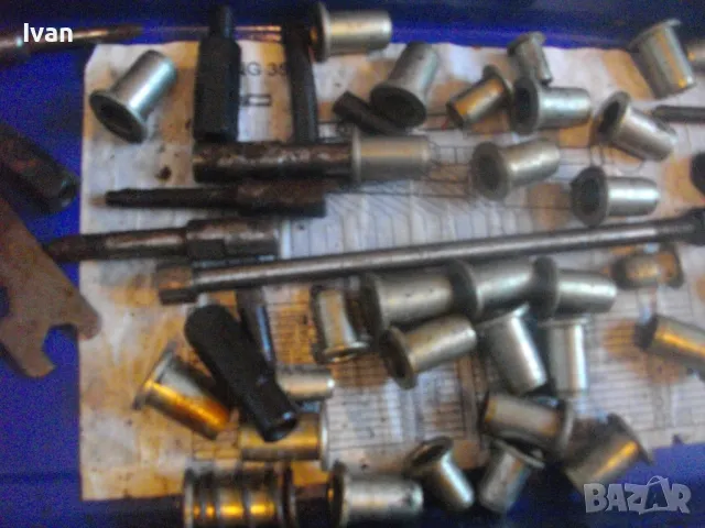 WURTH НЕМСКА ОРИГИНАЛНА РЪЧНА НИТАЧКА ЗА НИТ ГАЙКА М5-М10 В КУФАР С АКСЕСОАРИ, снимка 10 - Други инструменти - 48604932