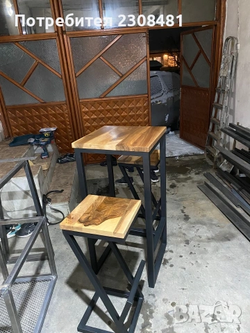 комплект бар маси и столове , снимка 16 - Столове - 53535180