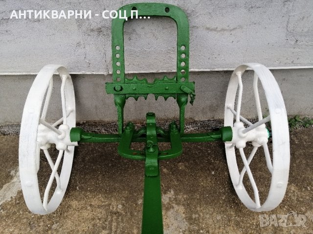 Стара Кована Водеща Част От Плуг, Рало, Стар Кован Колесар / 25 кг. , снимка 3 - Антикварни и старинни предмети - 42345811