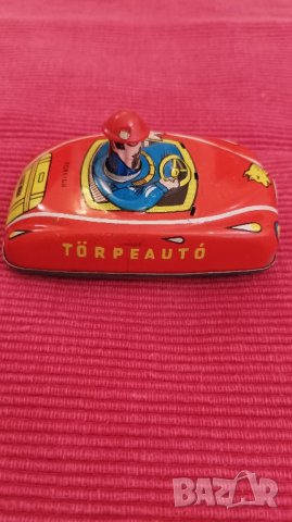 Колекционерска тенекиена количка Torpeauto Унгария 60те години Tin Litho. 