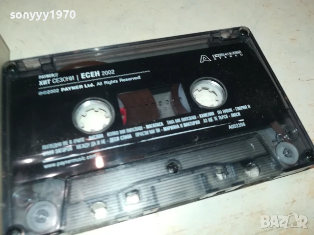 ПАЙНЕР ХИТ СЕЗОНИ-ОРИГИНАЛНА КАСЕТА 0907251937, снимка 3 - Аудио касети - 50966473