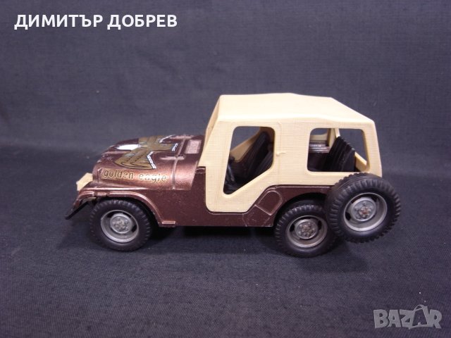 1/24 СТАРА РЕТРО МЕТАЛНА КОЛИЧКА МАЩАБЕН МОДЕЛ JEEP INTERNATIONAL POLISTIL ITALY, снимка 2 - Колекции - 41961440