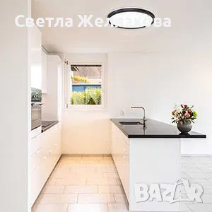 Енергоспестяваща Лед лампа за таван, 18W, 2200LM Ø29.5CM x 2.5cm, снимка 8 - Лед осветление - 47459792
