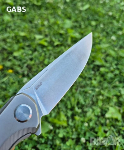 Сгъваем нож SHIROGOROV модел 2025г,стомана М390,титаниева дръжка,SH203, снимка 8 - Ножове - 51037496