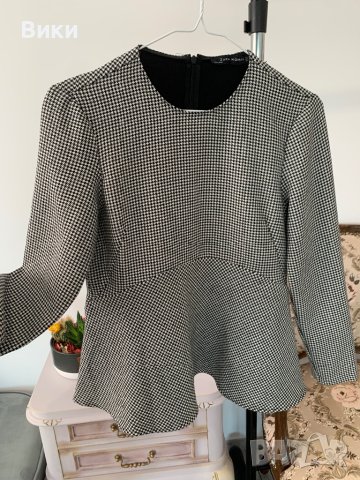 Дамска блуза Zara в размер М, снимка 9 - Блузи с дълъг ръкав и пуловери - 44424106