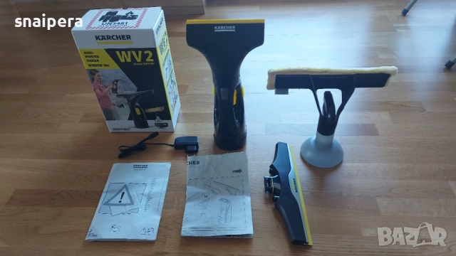 Стъклочистачка KARCHER WV 2 PREMIUM Работа на батерия, снимка 2 - Други - 53074951