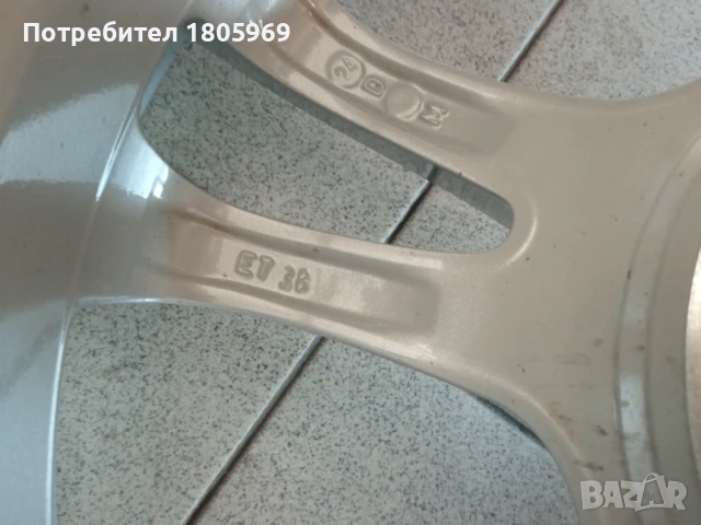 4бр. ал. джанти Anzio 5x100 , 6,5x16 , ET38, снимка 7 - Гуми и джанти - 50598426