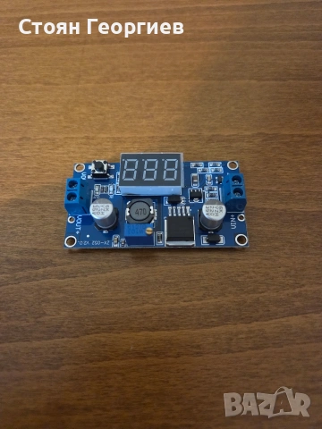 DC-DC понижаващ преобразувател (Step-Down Converter) с волтметър. 