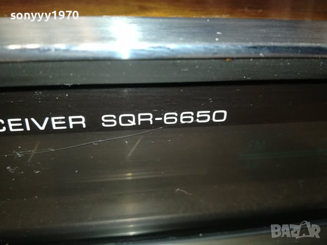 SONY SQR-6650 SQ RECEIVER MADE IN JAPAN 2708231838, снимка 7 - Ресийвъри, усилватели, смесителни пултове - 41982665