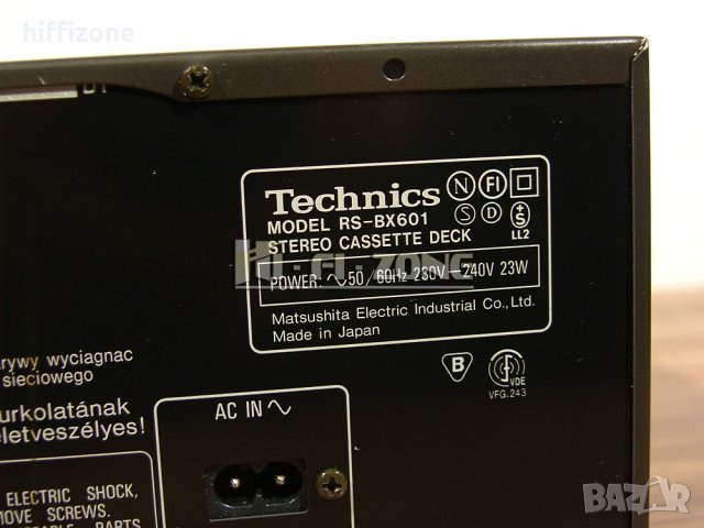 ДЕК  Technics rs-bx601 , снимка 8 - Декове - 40176252