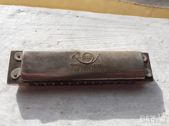 Колекционерска хармоника Hohner Sport, снимка 3 - Антикварни и старинни предмети - 53444665