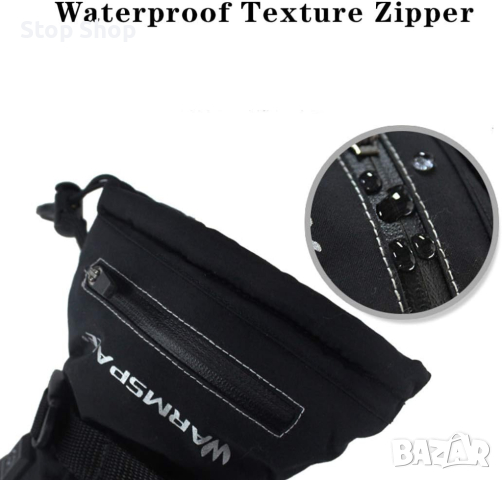 Електрически Ски ръкавици Мотор Мъже Жени с електрическа акумулаторна Зима Колоездене , снимка 3 - Аксесоари и консумативи - 44734670