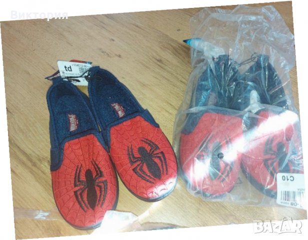 Нови пантофи spiderman , снимка 5 - Детски пантофи - 35912126