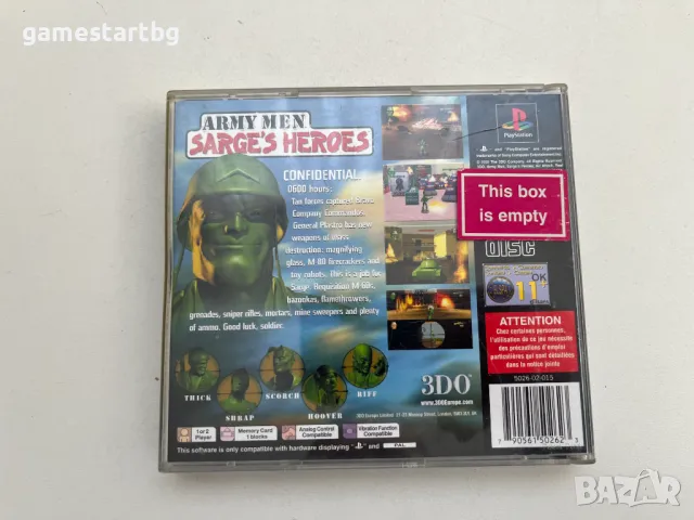 Army Men: Sarge's Heroes за PS1, снимка 2 - Игри за PlayStation - 49349134