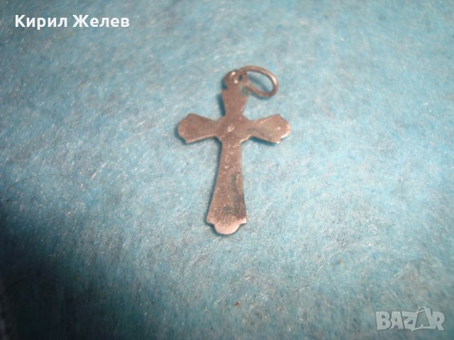 СТАРО ОРНАМЕНТИРАНО СРЕБЪРНО или ПОСРЕБРЕНО КРЪСТЧЕ МАЙСТОРСКА ИЗРАБОТКА 25661, снимка 6 - Антикварни и старинни предмети - 35804452