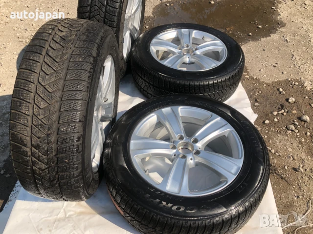 Оригинални джанти с гуми за Mercedes GLC W253 18 цола, снимка 2 - Гуми и джанти - 50287267