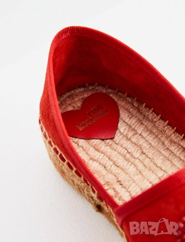 LOVE MOSCHINO № 37 🍊 Дамски еспадрили ест велур и декоративни камъни нови с кутия, снимка 9 - Дамски ежедневни обувки - 40155625