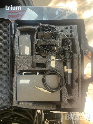 Безжични микрофони Sennheiser комплект дръжка, хедсет, снимка 2 - Друга електроника - 50498795