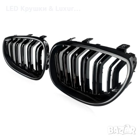 Двойни Бъбреци Черен Гланц За:BMW E60;E61;M5, снимка 2 - Аксесоари и консумативи - 35733315