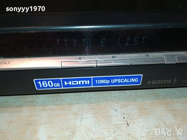 SONY RDR-HX680 160GB HDD/DVD RECORDER-ВНОС GERMANY 2011221138, снимка 4 - Плейъри, домашно кино, прожектори - 38731909