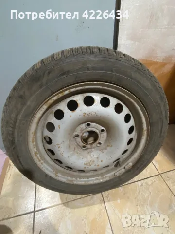 Зимни гуми Goodyear UltraGrip 205/55/16 с джанти за Opel (7.5мм грайфер, DOT 21, карани 2 сезона!)
