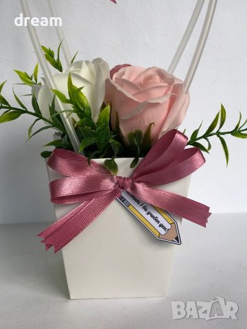 Букет от сапунени рози, снимка 12 - Подаръци за жени - 41926042