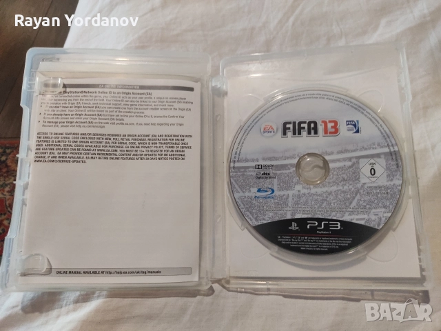 FIFA 13 & MAJOR LEAGUE BASEBALL 2K11 за PS3, снимка 4 - Игри за PlayStation - 52790920