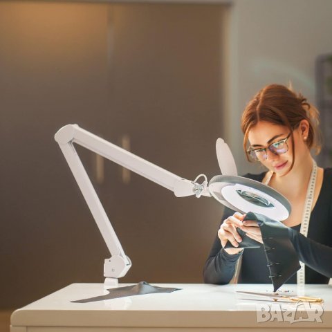 Lumeno LED увеличителна лампа, увеличителна лампа, лампа за работно мястое, снимка 5 - Други - 39963064