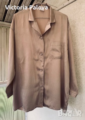 Скъпа пижамна риза YOUR SIXTH SENSE коприна, снимка 6 - Ризи - 40532371