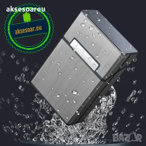 Качествена унисекс кутия за цигари калъф от алуминиева сплав Джобна кутия за пушачи за Подарък, снимка 18 - Други - 50223156