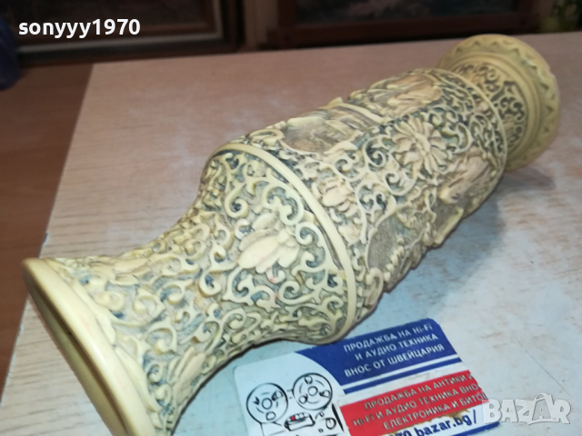 МАСИВНА КРАСИВА ВАЗА ОТ ФРАНЦИЯ 1503241855, снимка 4 - Антикварни и старинни предмети - 44781901