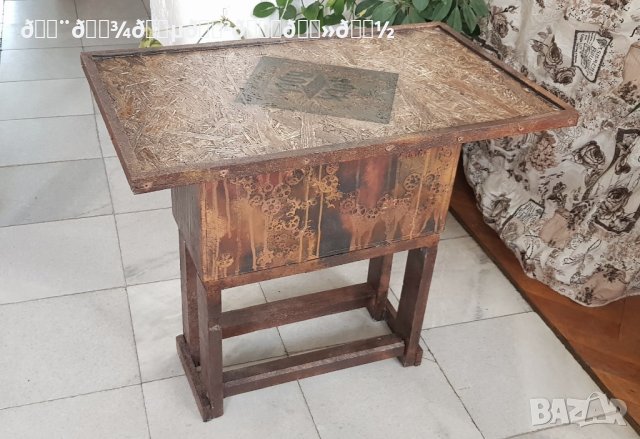 Rock&Roll steampunk масичка, снимка 2 - Маси - 40819506