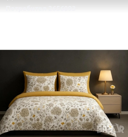  ПАМУЧНО СПАЛНО БЕЛЬО , снимка 5 - Спално бельо - 52644217