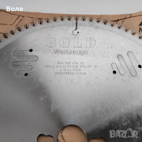 Циркулярен диск 300мм за гланцирани мебелни плоскости, Corian, снимка 2 - Други инструменти - 51378273