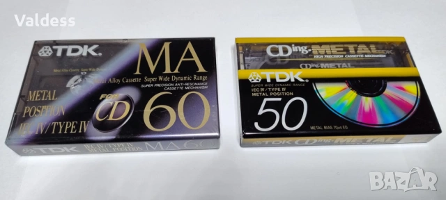 Аудио касети TDK position METAL type IV