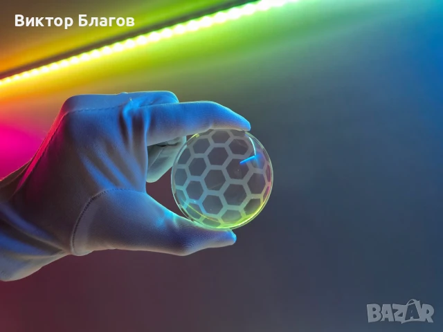 Стъклена лупа - гравирана 