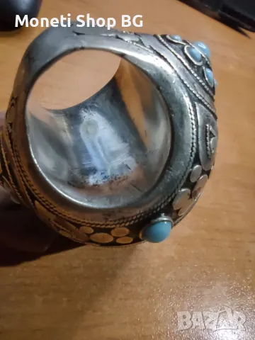 Много стар Турско-Арабски пръстен, снимка 8 - Пръстени - 49400259