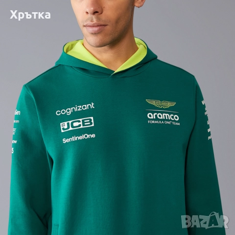 Aston Martin x Hugo Boss F1 Team - Оригинален мъжки суитшърт р-р 2XL, снимка 5 - Суичъри - 52669327