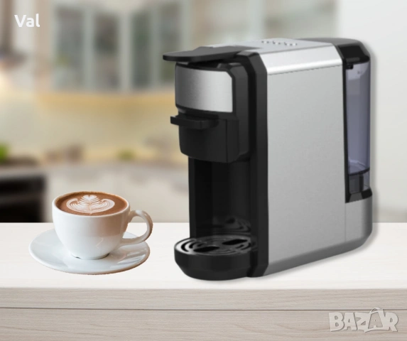 Кафемашина 8в1 Voltz Premium Инокс , 19 бара/ 1450W, 2 ГОДИНИ ГАРАНЦИЯ, снимка 2 - Кафемашини - 53644057