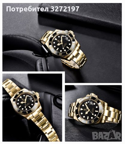 PAGANI DESIGN автоматичен часовник с Японски маханизъм SEIKO NH35,стъкло сапфир,водоустойчив, снимка 4 - Мъжки - 41544831