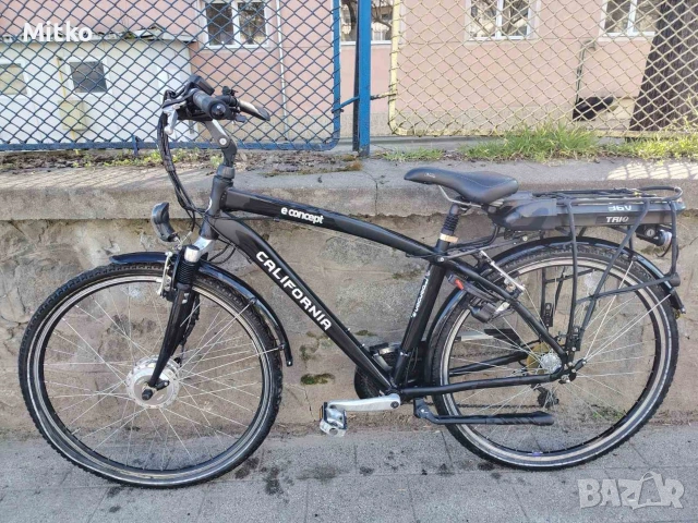 28 цола електрически алуминиев велосипед с 7 скорости усилени капли амортисьори предни като нов , снимка 10 - Велосипеди - 53864928