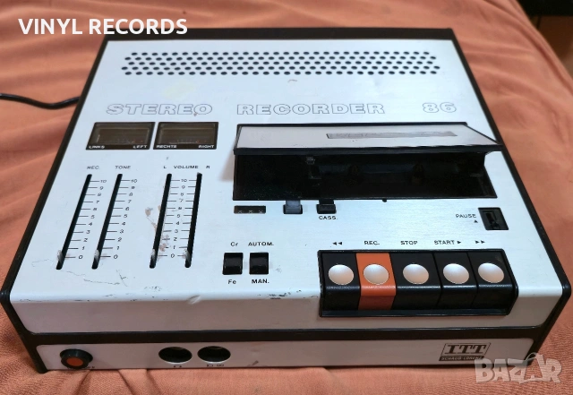 🎶 ВИНТИДЖ СТЕРЕО МАГНЕТОФОН ITT SCHAUB-LORENZ – КЛАСИКА ОТ ЗЛАТНАТА ЕРА 🎶