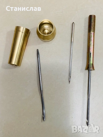 Държач с игли за кожа(сарашки), снимка 3 - Други инструменти - 53457502